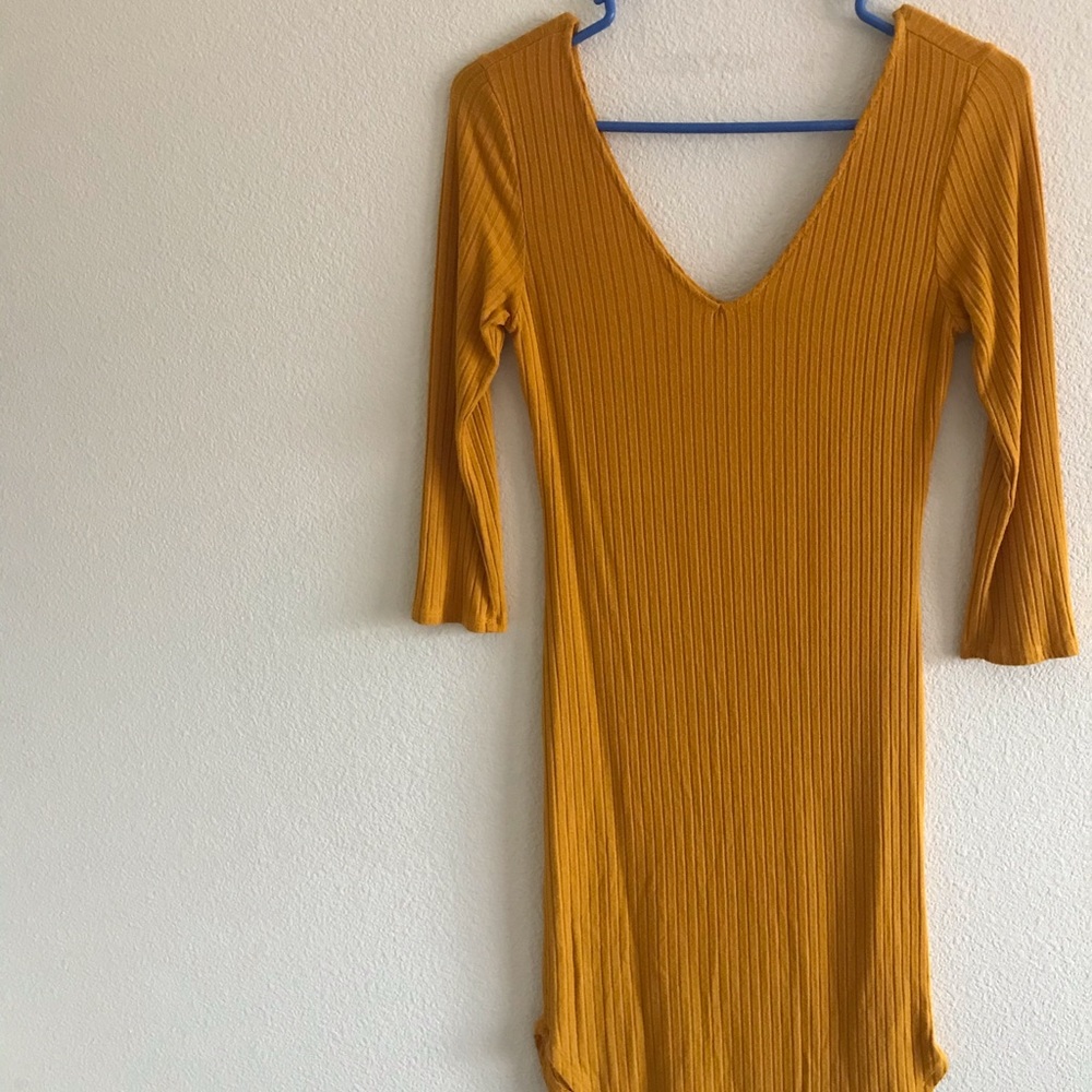 Mustard Dress